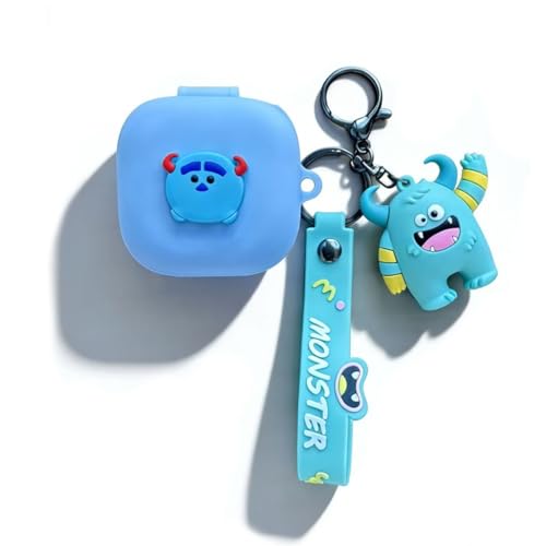 For Anker Soundcore P31i �p�̃P�[�X �V���R�[���� ���C�����X �C���z���P�[�X ���킢�� �ʔ��� ���� �L�[�z���_�[�t�� �ϏՌ� �V���R�� �J�o�[ ���� Soundcore P31i�p�ی�J�o�[ (�u���[)