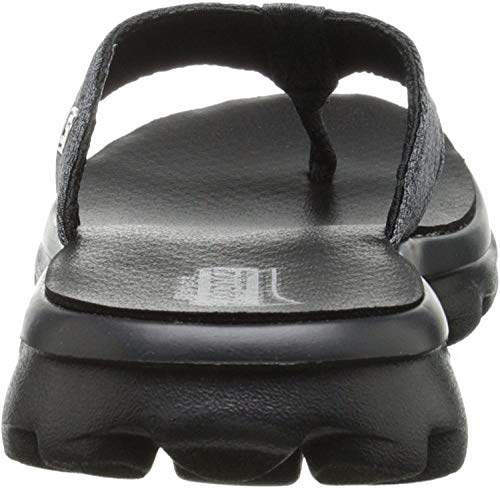 Skechers Skechers Performance Women's Go Walk Move Solstice Flip Flop,Black,6 M US