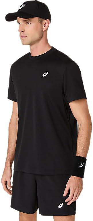 ASICS Men's Court Short Sleeve TOP Tennis Apparel