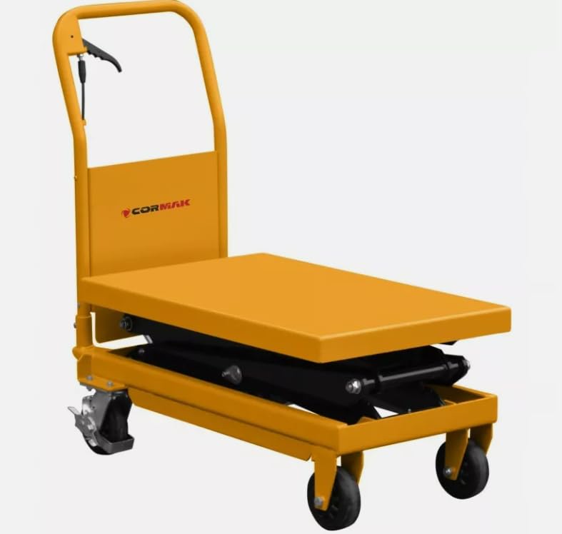 CORMAK Scheren-Hubwagen TA3510 Scherenhubwagen Hubwagen Hubtischwagen 350kg