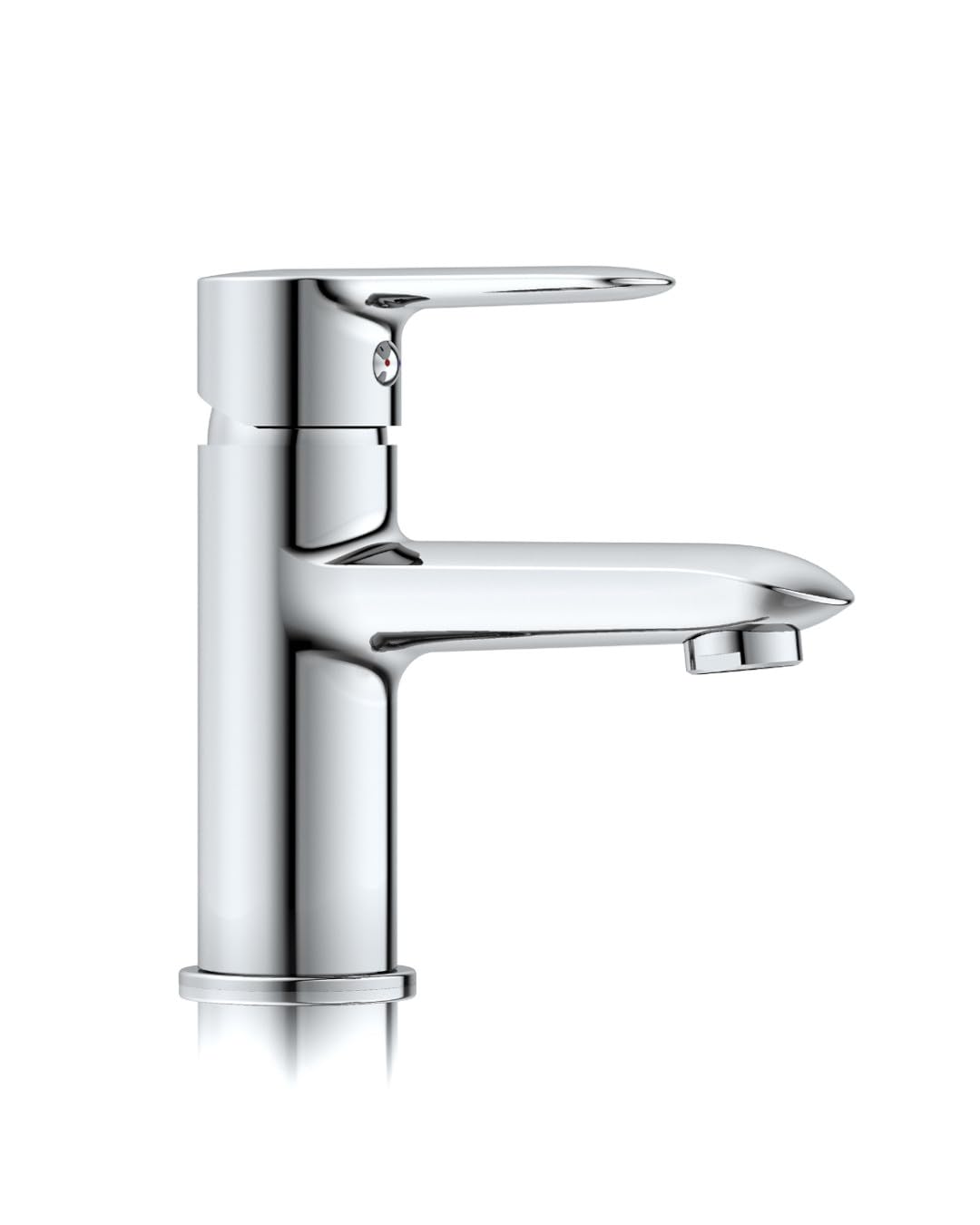 Coppia di rubinetti bagno monocomando, miscelatori lavabo e bidet cromo - Boleco