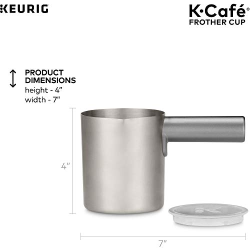 image for Keurig K-Café Milk Frother Cup Replacement Part or Extra, Hot and Col