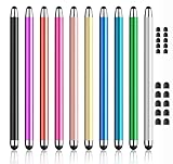 Stylus Pens for Touch Screens 10 Multipack, Universal Stylus Pen High Sensitivity, Stylus Pen for iPhone, iPad, Android, Galaxy Microsoft,Chromebook Tablet All Touch Screens(20 Replaceable Tips)