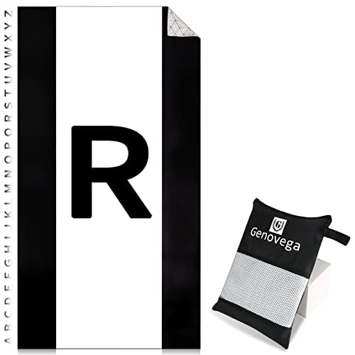 Oversized Monogrammed Microfiber Thin Lightweight...