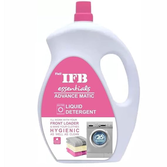 Essentials Fluff Matic Front And Top Load Detergent Liquid, Mega Saver