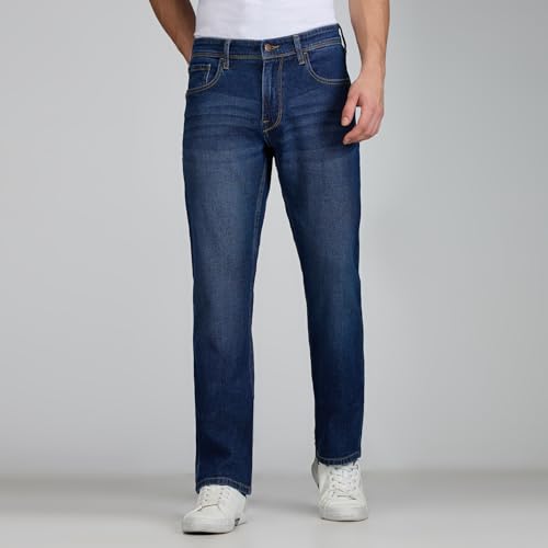Image of Pepe Jeans Men's Jeans | Straight Fit | Mid Rise | Stretchable