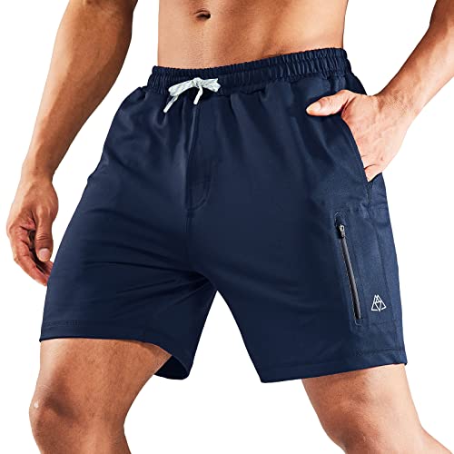 Haimont-Mens-Gym-Shorts-Stretch-Athletic-Shorts-with-Drawstring-Waist-for-Sports-Running-Fitness-Workout-Exercise-Navy-XL