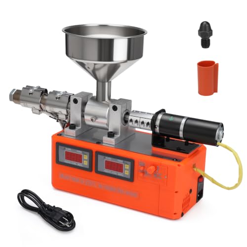 ICZW Filament Extruder Recycler Machine 3D Filament Making Machine with Two Heating Element with 2.3mm and 1.75mm Nozzle 600W