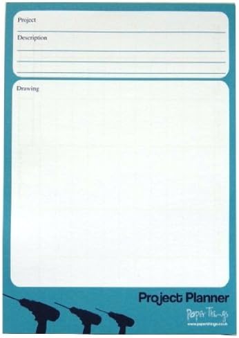 A5 Project/Build/Decoration/Garden Planner - Double Sided - 50 Sheets Per Pad