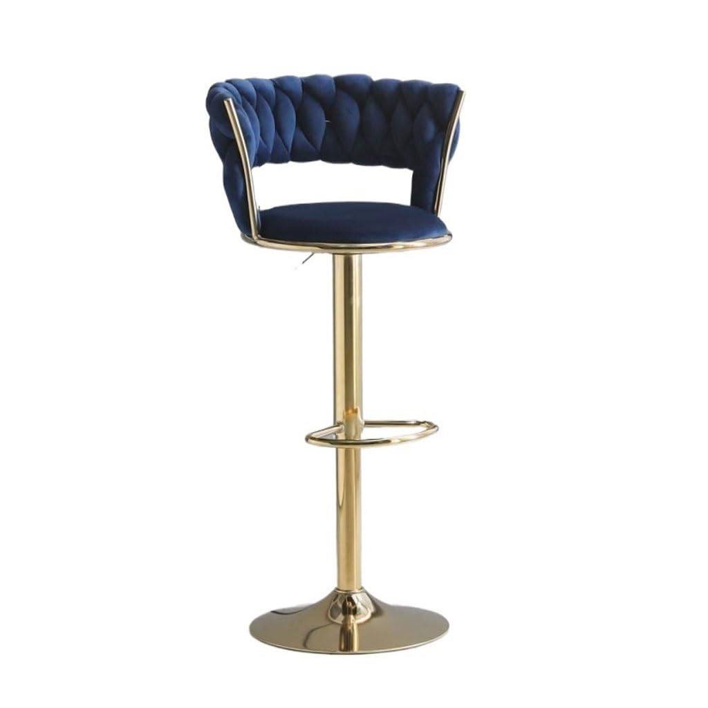 Eines A Home Bar Furniture Nordic Fashion Liftable Rotating Bar Chair Creative Home High Bar Chair Counter Barstool(A)