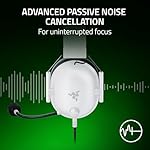 Razer BlackShark V2 X Xbox Gaming Headset: 50mm Drivers - Cardioid Mic - Lightweight - Comfortable Noise Isolating Earcups - for Xbox Series X, Series S, PS5, PC, Switch via 3.5mm Audio Jack - White - Image 4
