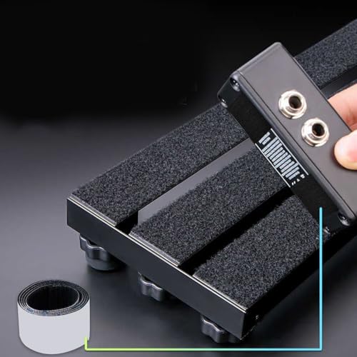 Pédalier de guitare compact et léger avec support pour scène et studio
