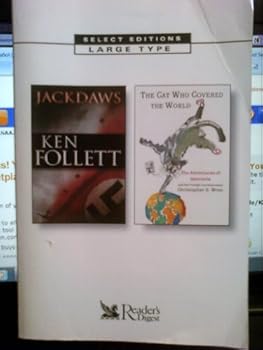 Paperback Reader's Digest Select Editions (large type) (Jackdaws, The Cat Who Covered the World [Large Print] Book