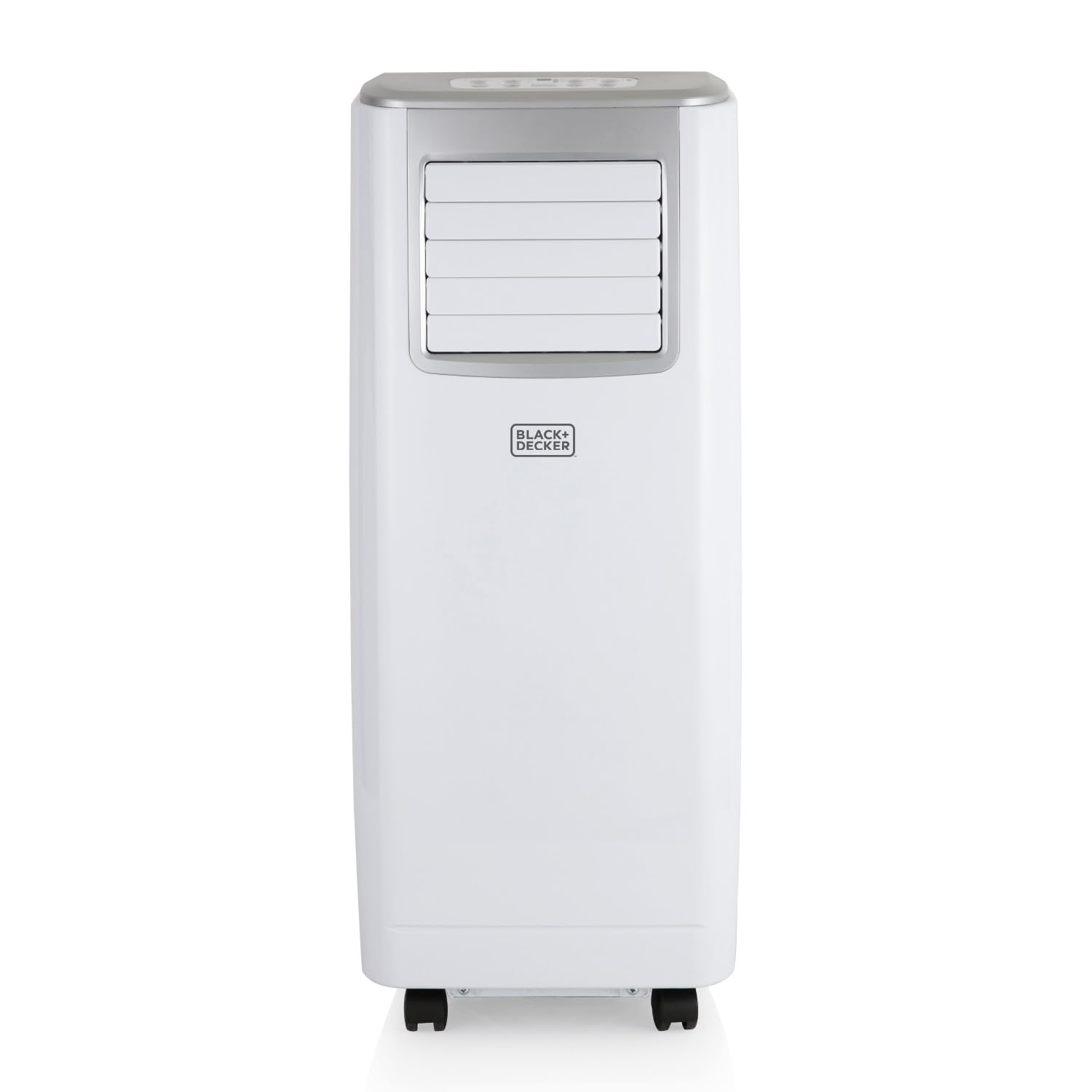 BLACK+DECKER BXAC40006GB 9000 BTU Portable 3-in-1 Air Conditioner, Dehumidifier, Cooling Fan, LED Display, 2 Fan Speed, 24 Hour Timer, Remote Control, White