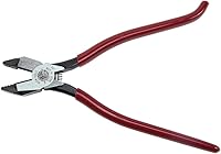 Vista 1 de Klein Tools D201-7CSTA Linesman Pliers, Side Cutters with Spring Loaded Action, Ironworker Pliers have Aggressive Knurl and Tempered Handles
