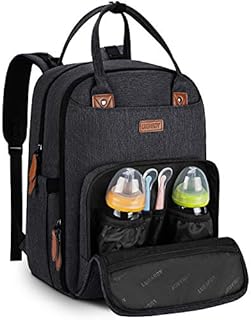 Diaper Bag Backpack for Mom/Dad Multi-Function Travel Backpack Baby Changing Bags with Insulated