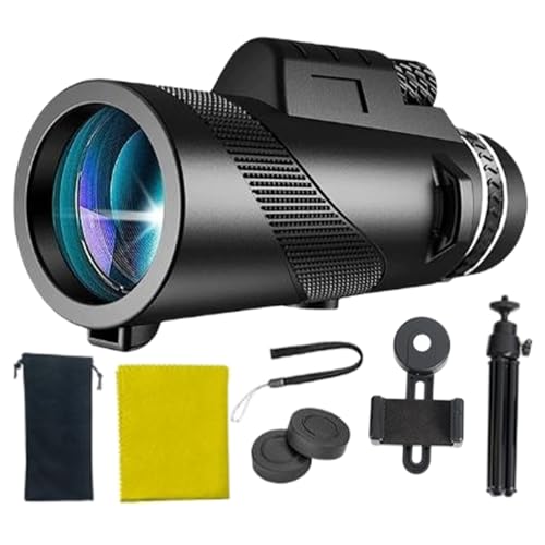 Monokularer Sternbereich, Hochleistungs-Teleskop für Erwachsene | Wasserdichtes Monokular-Teleskop mit Stativ | Leichte Trekkingausrüstung für die Tierbeobachtung