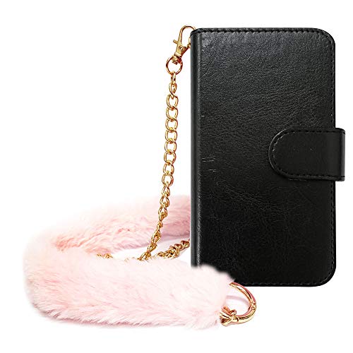 sslink Galaxy S25 FE SM-S731B �Ή� �蒠�^ �X�}�z �P�[�X �t�@�[/�s���N �S�[���h �`�F�[�� �X�g���b�v�t�� �J�o�[ �X�g���b�v�z�[�� �X�g���b�v�� �V���v�� ������� ���킢�� (�J�o�[�F�u���b�N) �΂ߊ|�� ���|�� �V��