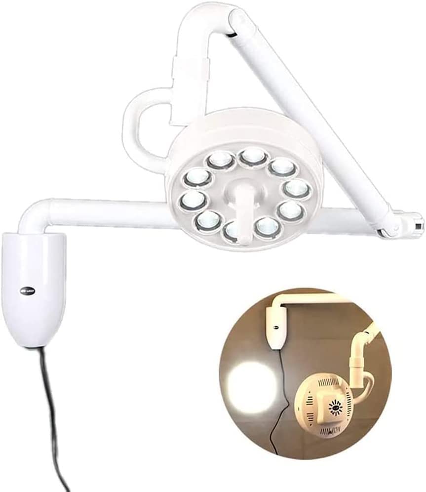 Lampa Zabiegowa Led 30W Do Montażu Sufitowego, Bezcieniowa, Do Gabinetów Stomatologicznych, Laryngologicznych I Kosmetycznych. Ramię Lampy Obracane O 360°,