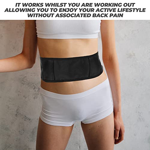 Faja lumbar deportiva cómoda y transpirable 3 piezas miniatura 5