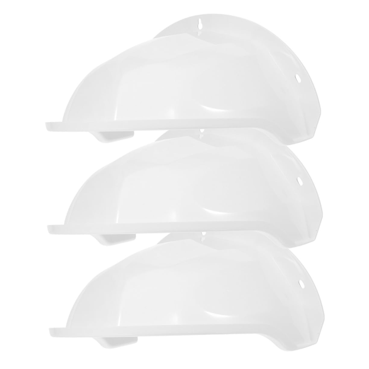 OSALADI 3pcs Outdoor Monitoring Rain Cover Outdoor Camera Camera Cover Security Camera Cover Security Camera Case Camera Rain Protector Camera Cover Shield White Abs