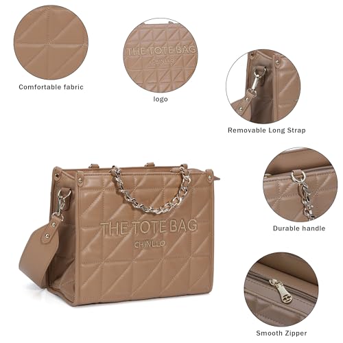 Image of Chinllo Tote Bag for Women Top Handle Satchel Purse and Handbags with Shoulder Strap