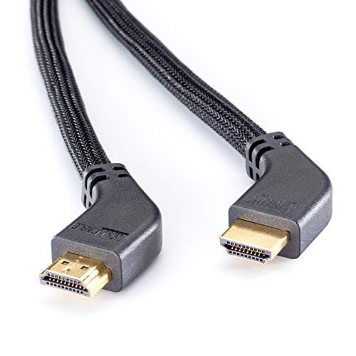 inakustik - 10011008 - Deluxe High Speed HDMI 2.0b Cable with Ethernet, Black, 0,8 m