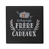 CÉRAMIQUE PREMIUM : Oubliez les magnets souples en plastique qui se cornent. Ce modèle est fabriqué en véritable céramique blanche. Il offre une surface lisse, rigide et brillante qui donne du relief et de l'élégance à l'image imprimée.