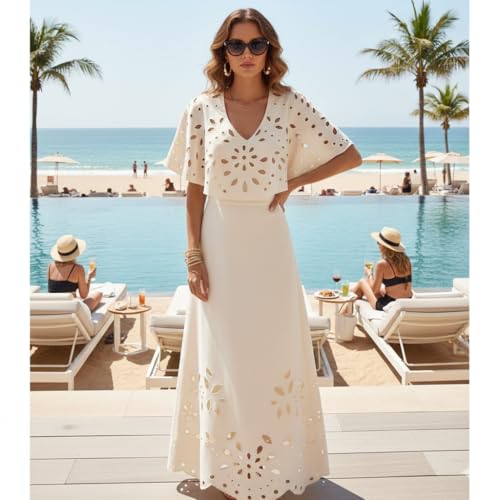 Image of AARAM Stylish Premium Women's One Piece Swimsuit with Cover Ups Wrap Skirt Sarong Floral Print Monokini Tummy Control Swimwear, Printed Costume Women Beach Wear