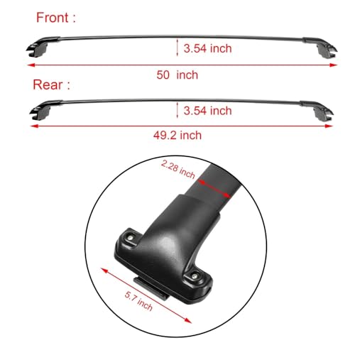 Barras transversales de aluminio premium para Ford Explorer 5
