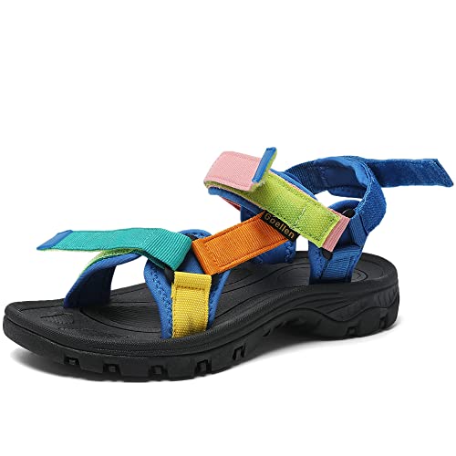 Image of Women's Hiking Sport Sandals Water Outdoor Athletic Shoes With Arch Support Adjustable Velcro Beach Shoes