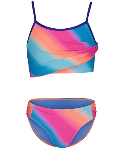 Image of Under Armour Girls' Two Piece Bikini Swimsuit, UPF 50+ Sun Protection, Quick Drying Bathing Suit