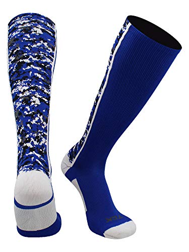 Image of TCK Digital Camo OTC Socks for Youth & Adults - High Performance Team Athletic Socks for Baseball, Football & Lacrosse, USA
