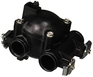 Fleck FP-60086-50 Water Paddlewheel Flow Meter Assembly Digital Softener Valves (Part 60086-50), Black