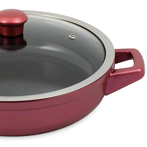 Caçarola de Cerâmica Duo, 28cm, 2,5 Litros, Rose Gold, Ceraflame