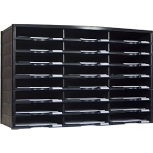 Storex Modular 24-Compartment Liter...