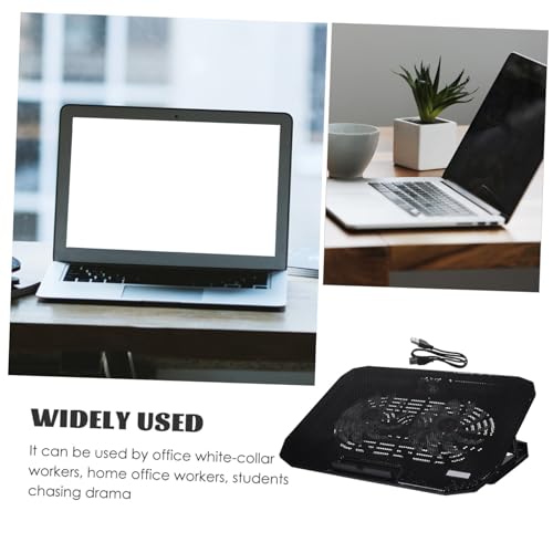 Base refrigerante USB para portátil con pantalla LCD miniatura 5