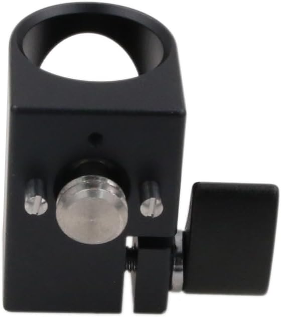 19mm Rod Clamp Mounting Bracket 3/8" Screw for Sony ARRI RED Camera Lens Motor Wireless Follow Focus (Black)