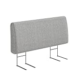 Modern Headboard for Full Size Bed, Linen Finish