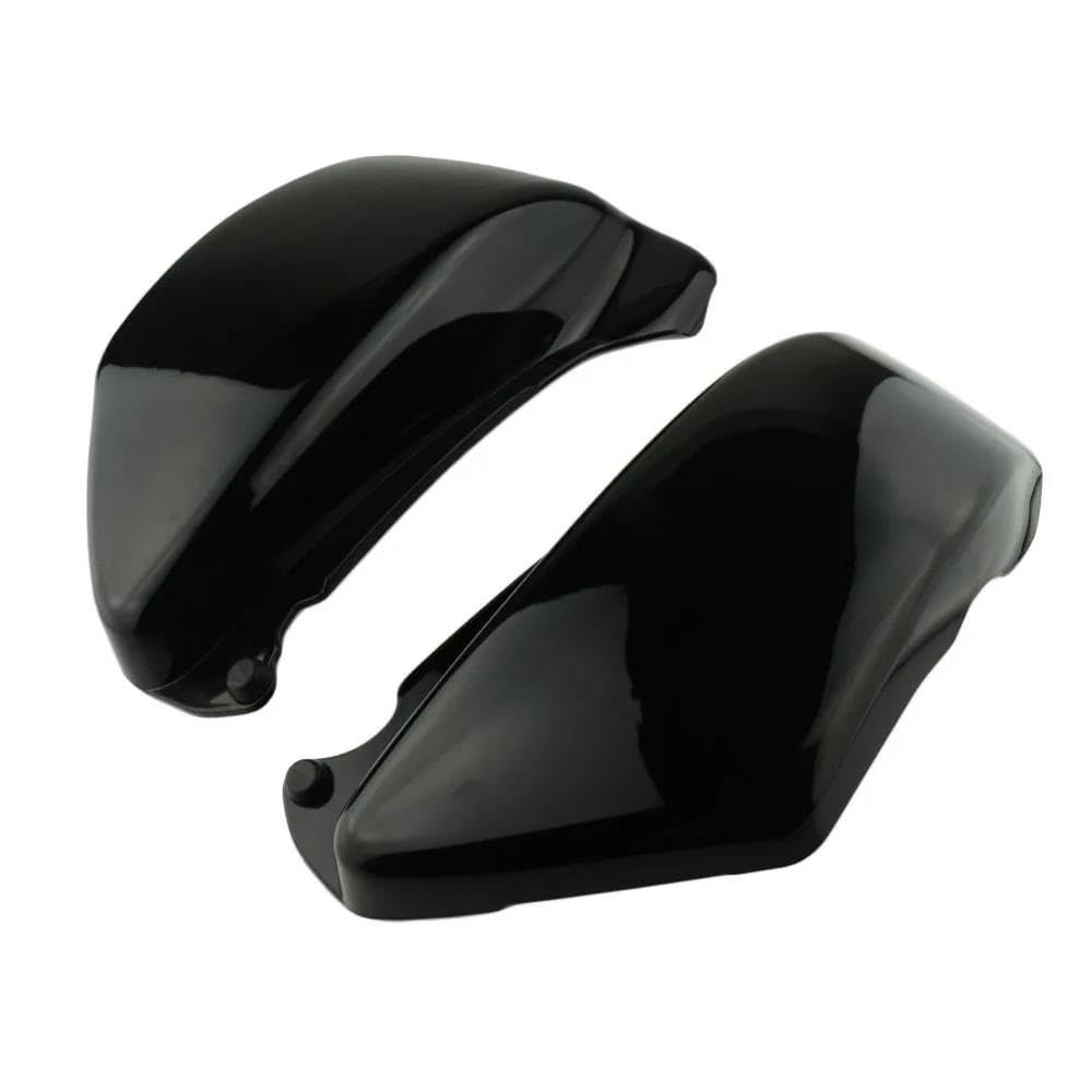ESPYN Protección Depósito Tanque Moto para Magna para VF750 para VF750C 1994-2004 2 Colores ABS Cubierta Carenado Lateral Plástico Panel Lateral Cubierta Tanque Aceite(Negro)
