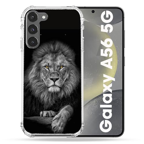 Coque Samsung A56 5G Lion Cokitec idéale pour vos aventures urbaines