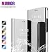 Produktbild ANWEN Samsung Galaxy S20 Ultra Hülle, Plating Spiegel Tasche Cover Smart Handyhülle Schutzhülle Flip Lederhülle Etui [Clear View] [Anti-Scratch] Hülle Case für Samsung Galaxy S20 Ultra, Silber