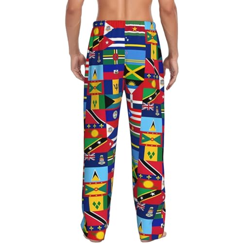 Men's Pajama Pants Lounge Bottoms Lightweight Sleep Pant Soft PJ Bottoms Joggers Sleepwear with Elastic Waistband2