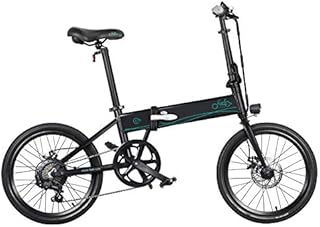 Amesii123 Folding E-bike D4S 20'' 250W Motor 10.4Ah Electric Bike Pedal Assists Bicycle for Adults Teens Outdoor Cycling Travel Black