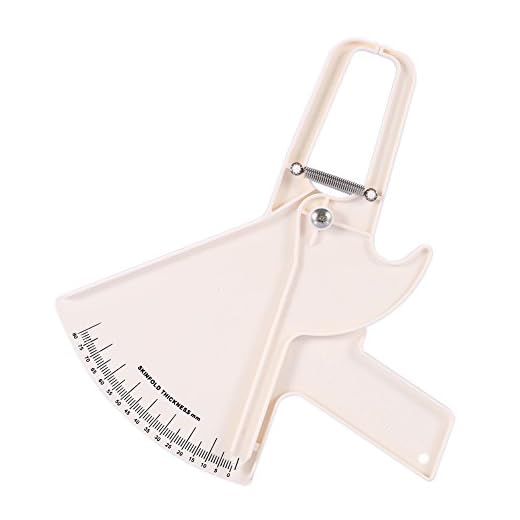 2 Färger 0-80 MM Kroppsfett Mät Hudveck Bromsok Viktminskning Mätning Tester Fett Broms Fettskala Sebum Pincet Fett Mätklämma Enkelskala Fat Clip Kroppsfett Loss Tester(Vit)