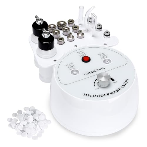 UNOISETION Diamond Microdermabrasion Machine Professional, 3 in 1 Dermabrasion Facial Peeling Skin Care Device for Salon Personal Home Use