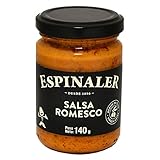 Producto ⭐⭐⭐⭐⭐ Espinaler - Salsa Romesco con Aceite de Oliva - Virgen Extra - Ideal para Verduras - 170 Gramos