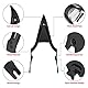 HDBUBALUS Motorrad-Sissybar, abnehmbare Beifahrer-Rückenlehne, passend für Harley Touring Road King Road Glide Street Glide 2009–2024 (16 Zoll, schwarz)