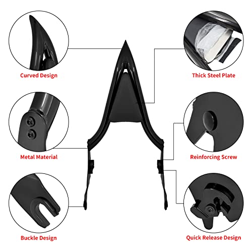 HDBUBALUS 16 inch Sissy Bar Passenger Backrest Fit for Touring 2009-2025 by HDBUBALUS - Used condition - Image 5