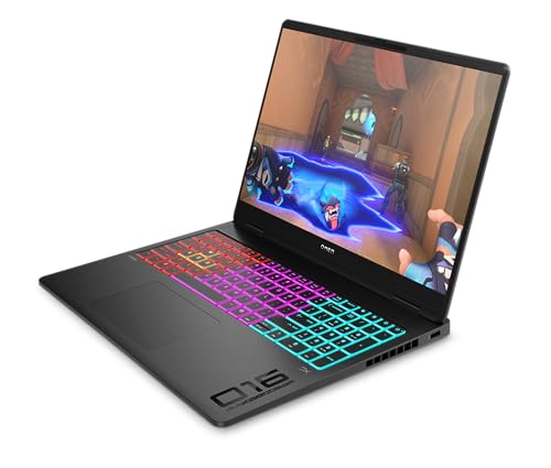 HP Omen Max 16-ah0001sf Ordinateur Portable Gaming 16" WQXGA IPS 240 Hz, PC Portable Gamer (Intel Ultra 9 275HX, RAM 32 Go, SSD 1024 Go, Nvidia GeForce RTX 5080 16Go, Windows 11), Laptop Noir, AZERTY – Image 4